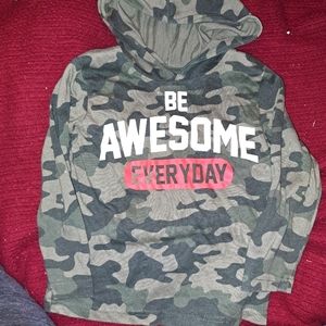 Long sleeve hooded t-shirt 3t